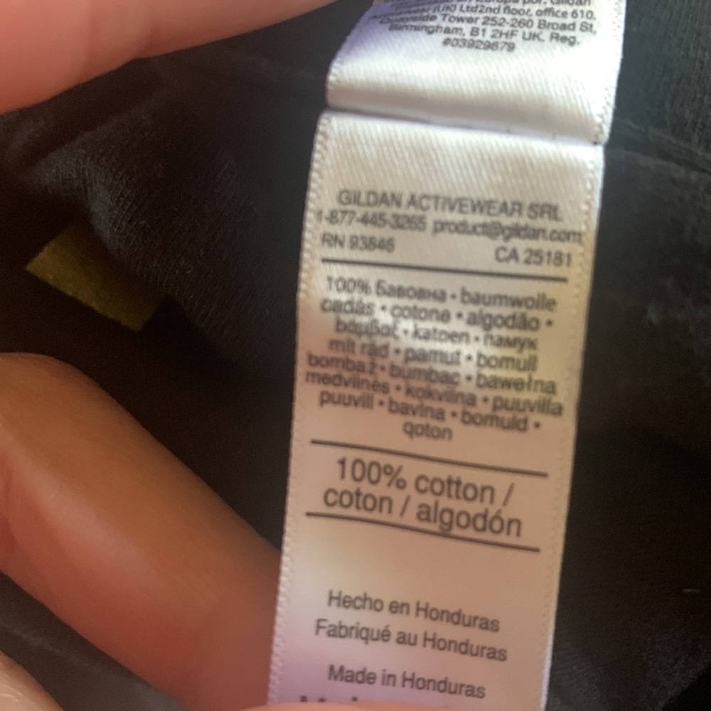 NWOT American Apparel Black Love Is The Answer Cotton T-shirt Size Medium - Picture 9 of 9